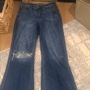 American Eagle Outfitters Blue Flare Jeans